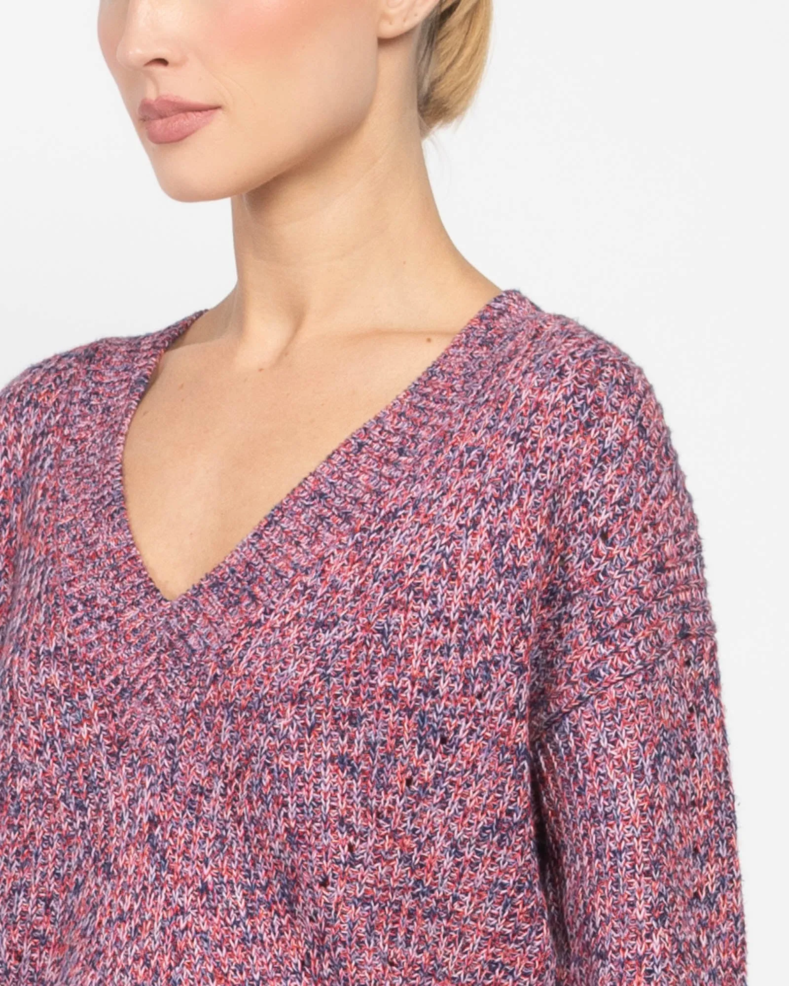 Marled V-Neck Sweater sold by TNT Fashion product image thumbnail 5