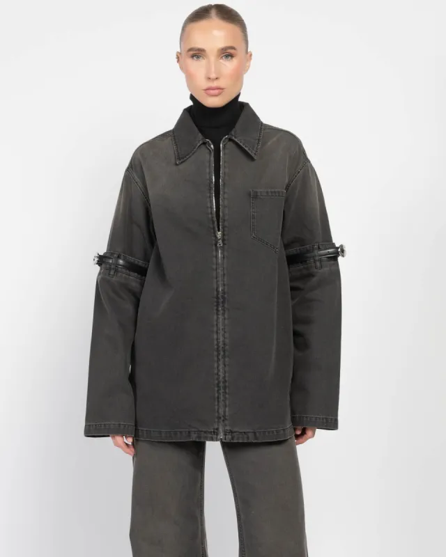 Hybrid Denim Overshirt sold by TNT Fashion