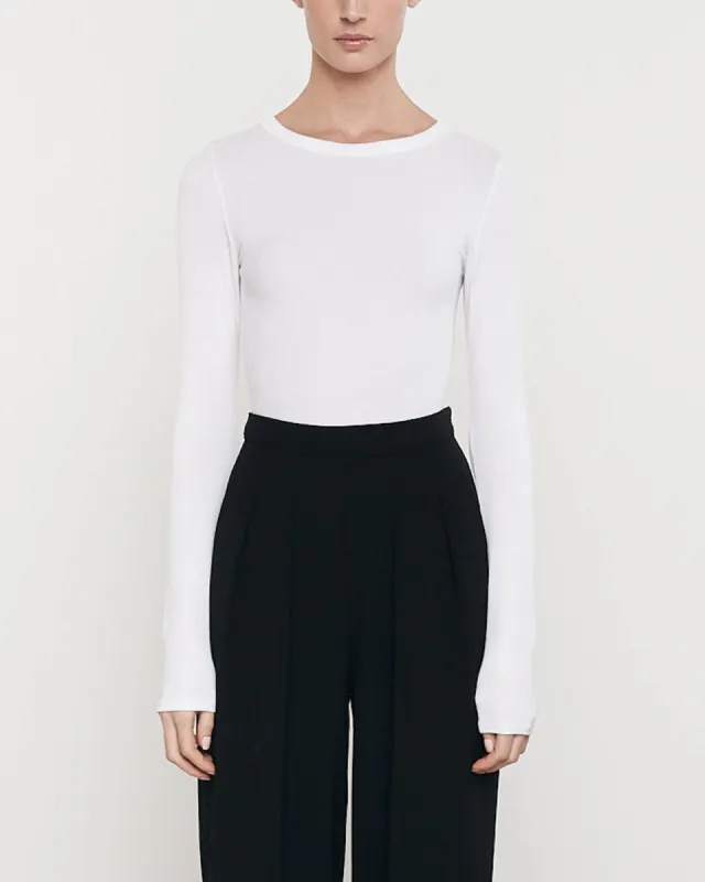 Silk Long Sleeve Crew sold by TNT Fashion