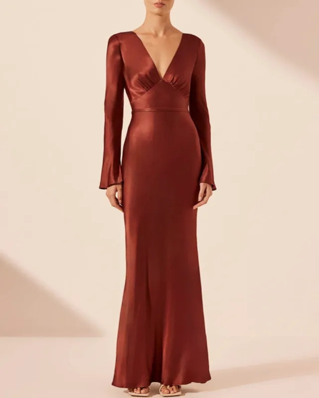 Lino Open Back Dress sold by TNT Fashion