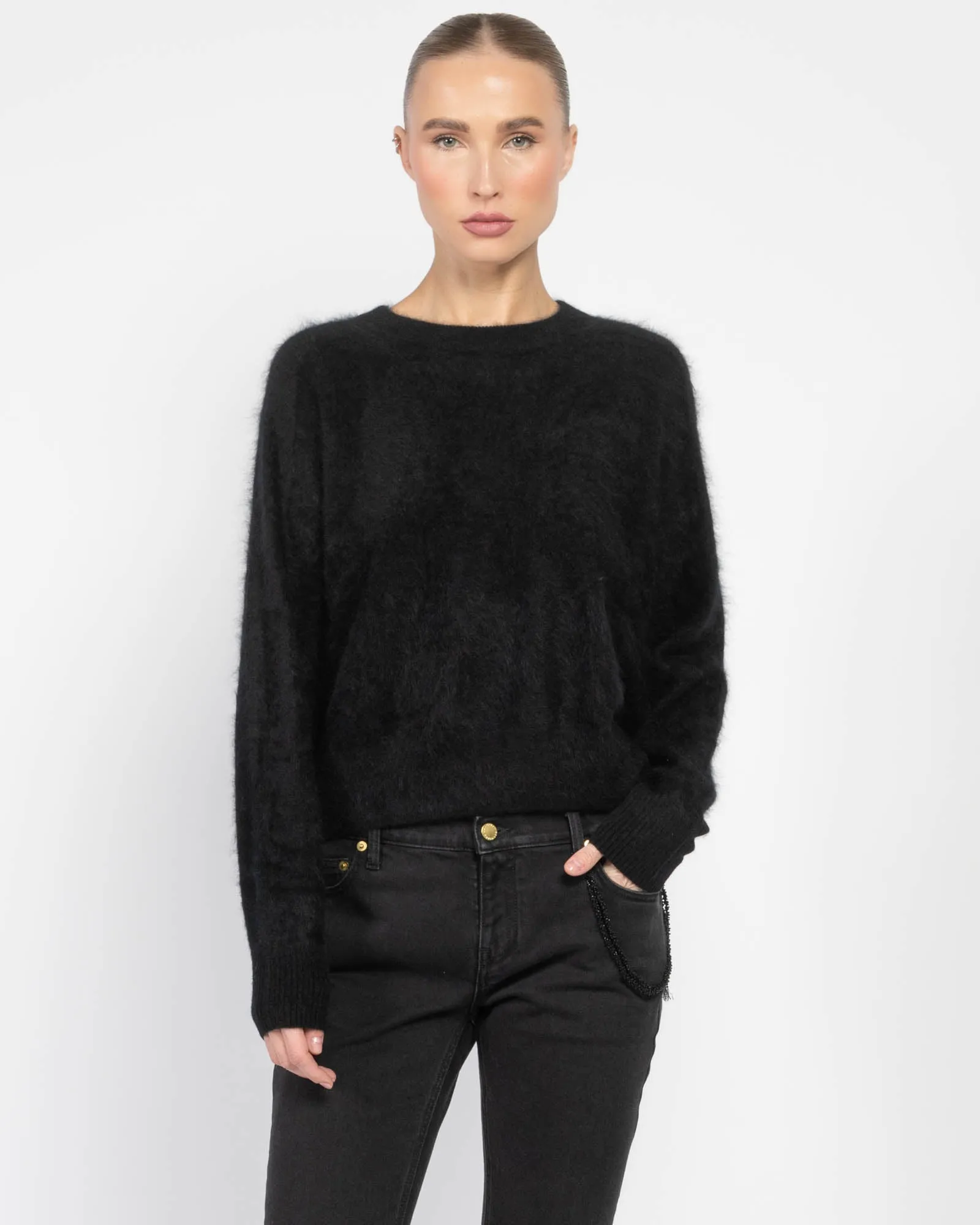 Fluffy Boxy Sweater sold by TNT Fashion