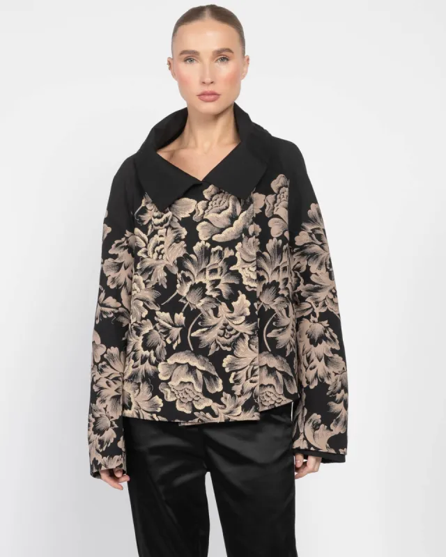 Reversible Embroidered Peacoat sold by TNT Fashion