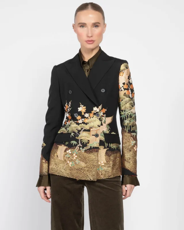 Kimono Embroidered Blazer sold by TNT Fashion