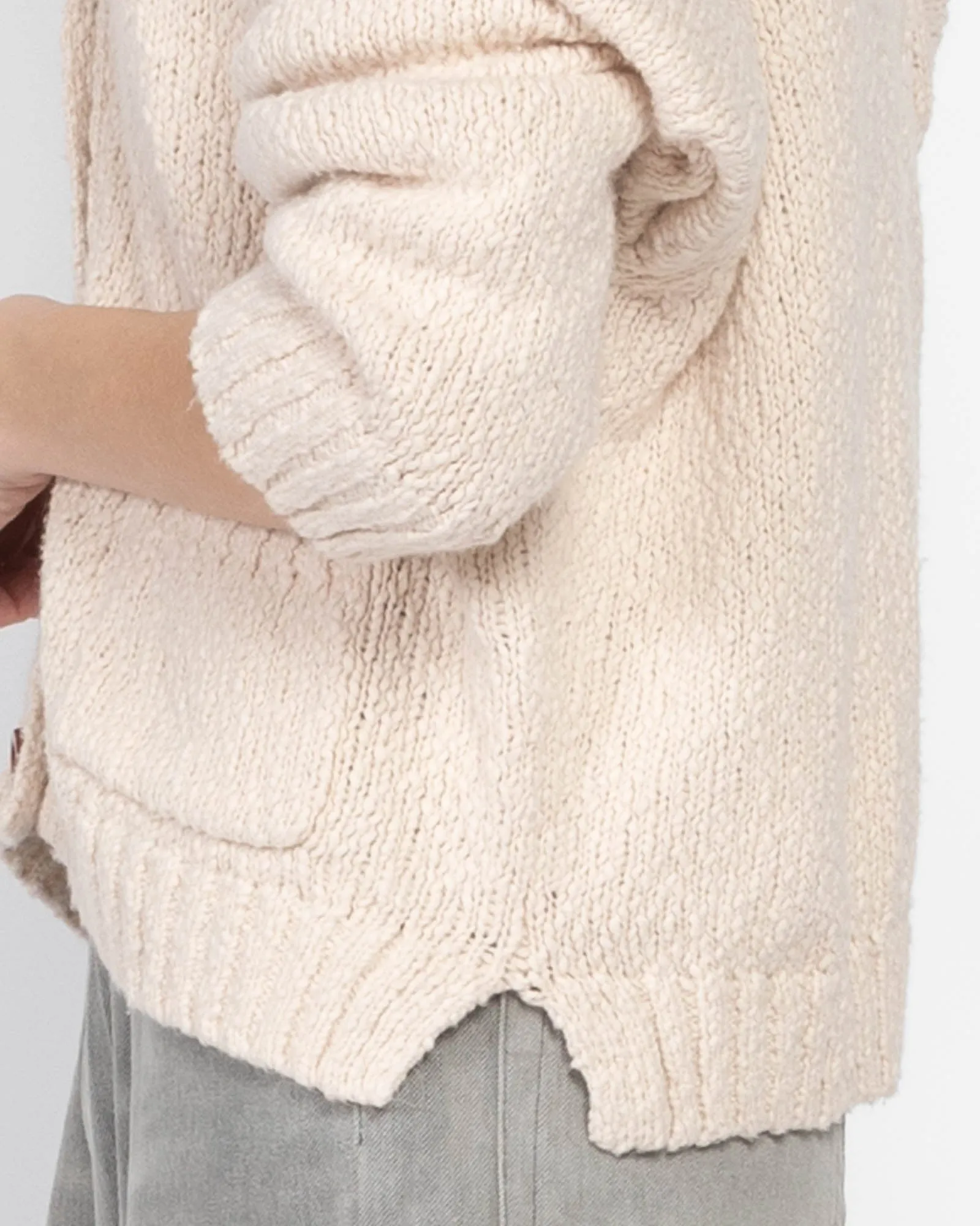 Crop V-Neck Cardigan sold by TNT Fashion product image thumbnail 5