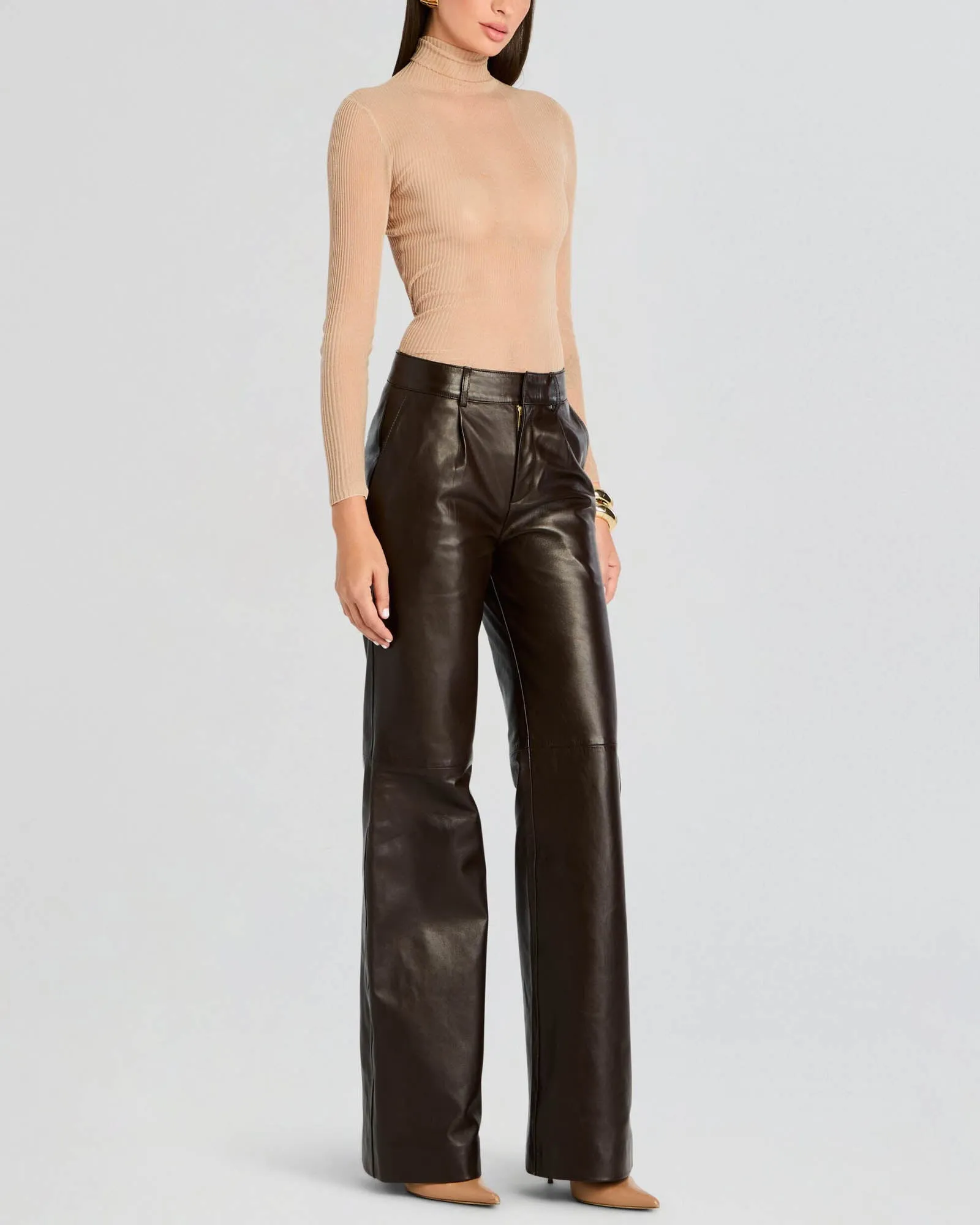 Chader Leather Pants sold by TNT Fashion product image thumbnail 4