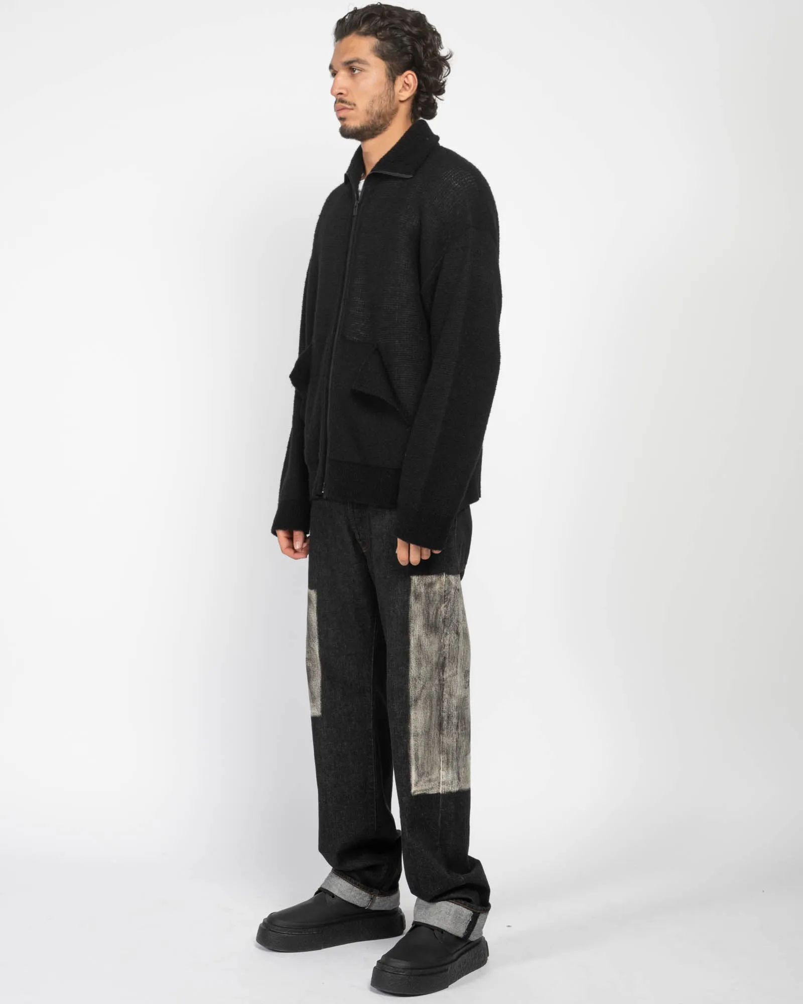 Uneven Zip Sweater sold by TNT Fashion product image thumbnail 4