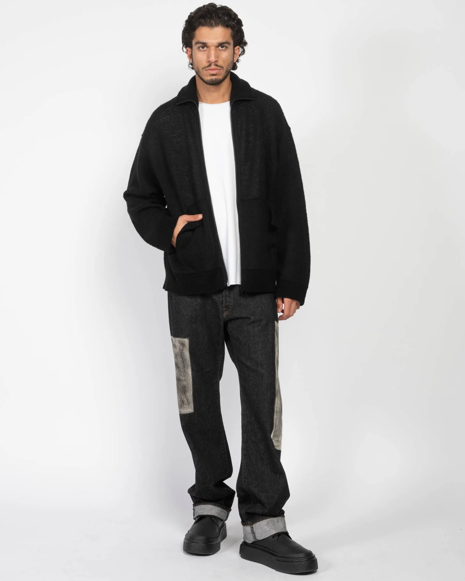 Uneven Zip Sweater sold by TNT Fashion product image thumbnail 2