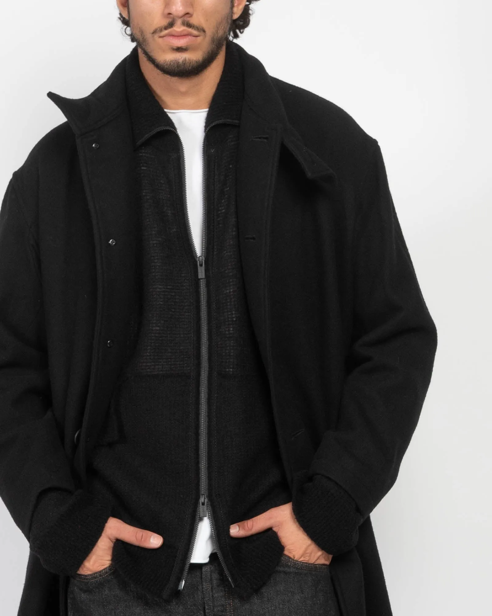 J-Stand Collar Coat sold by TNT Fashion product image thumbnail 5