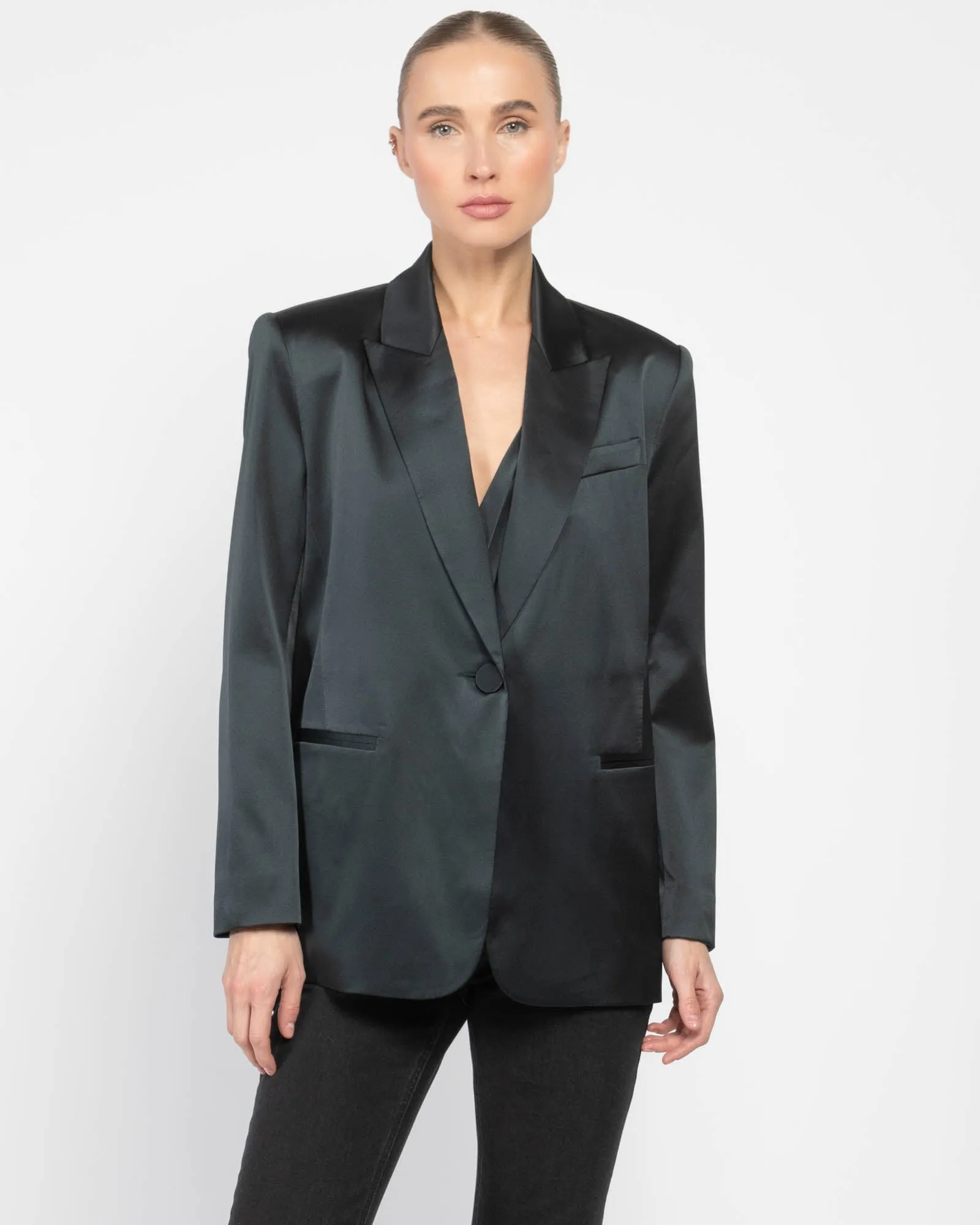 Oversized Silk Blazer sold by TNT Fashion