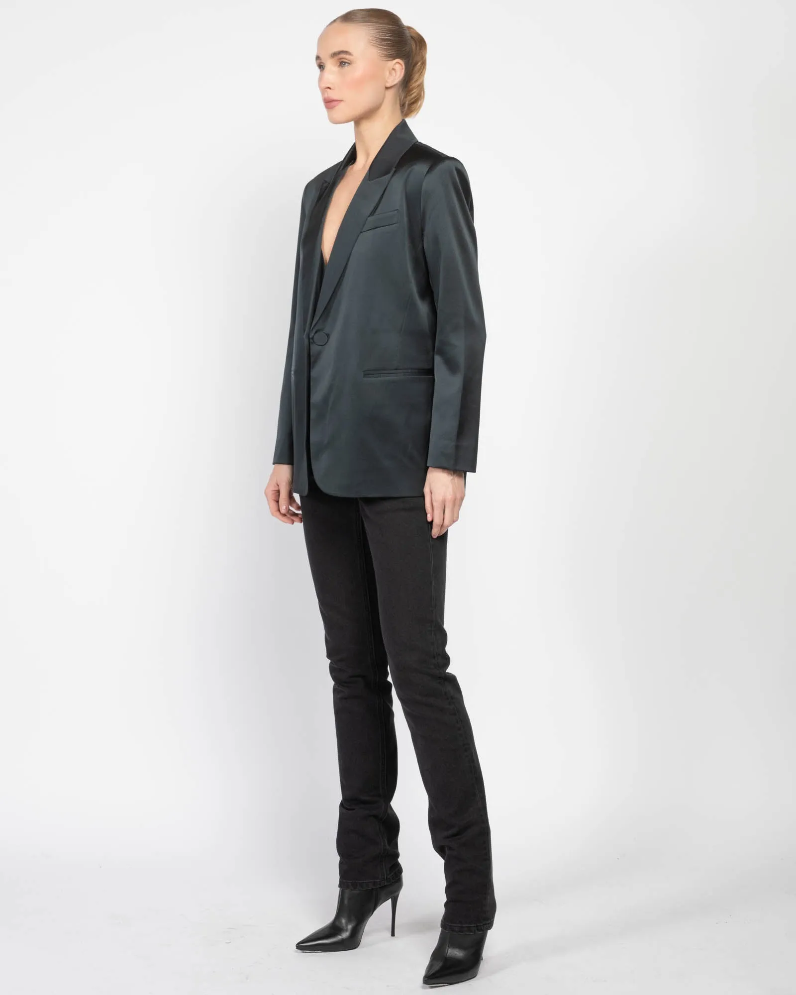 Oversized Silk Blazer sold by TNT Fashion product image thumbnail 4