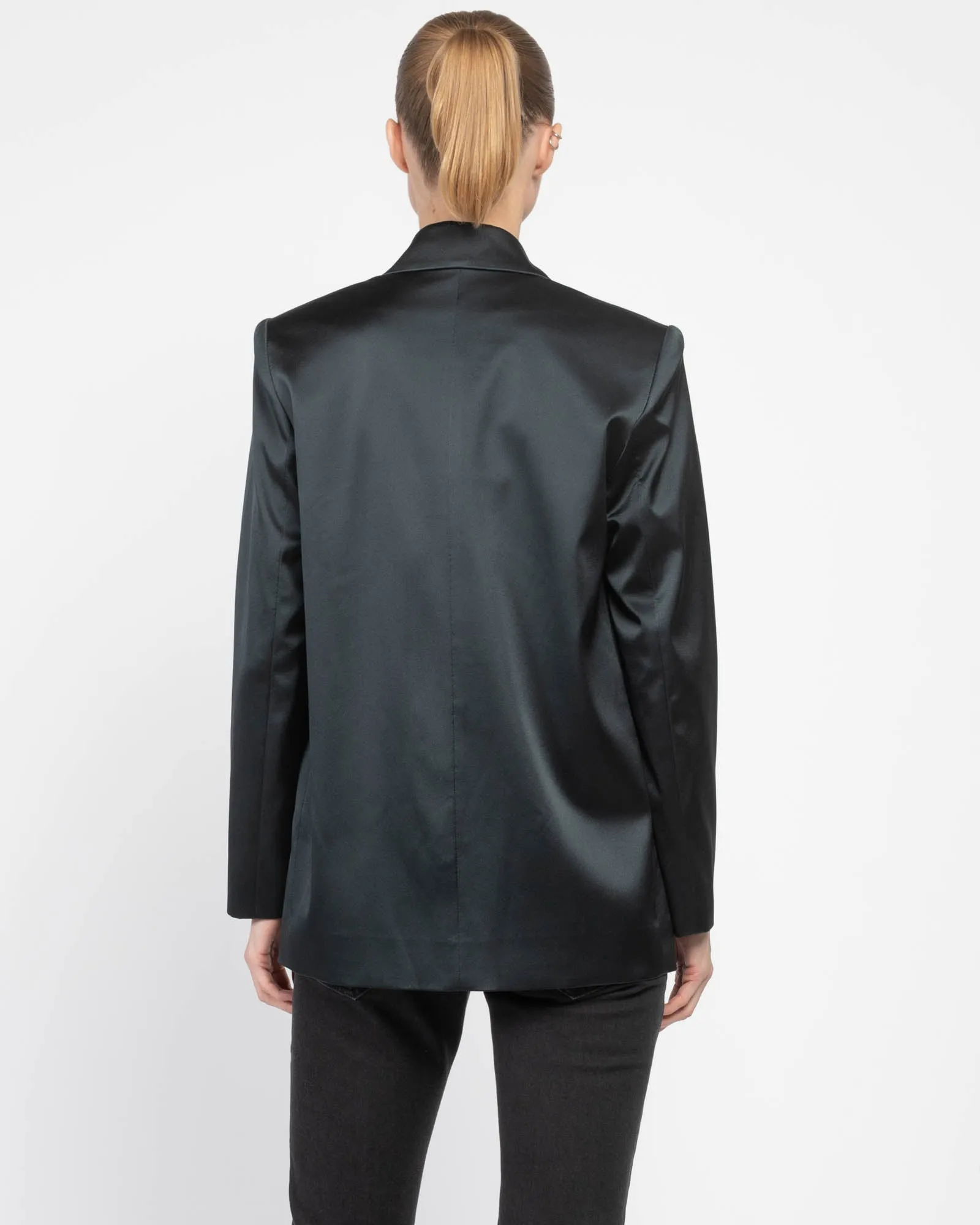 Oversized Silk Blazer sold by TNT Fashion product image thumbnail 3