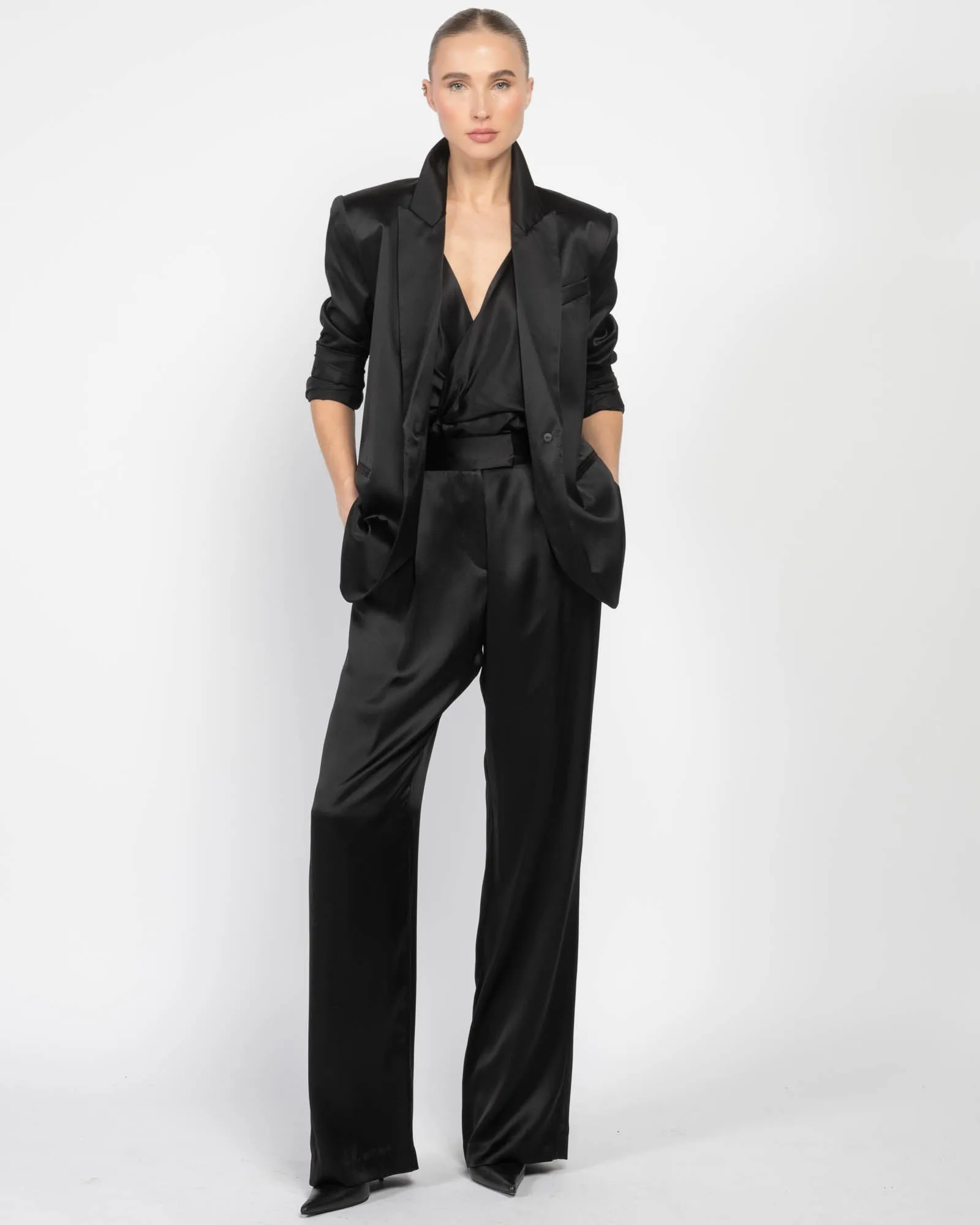 Oversized Silk Blazer sold by TNT Fashion product image thumbnail 2