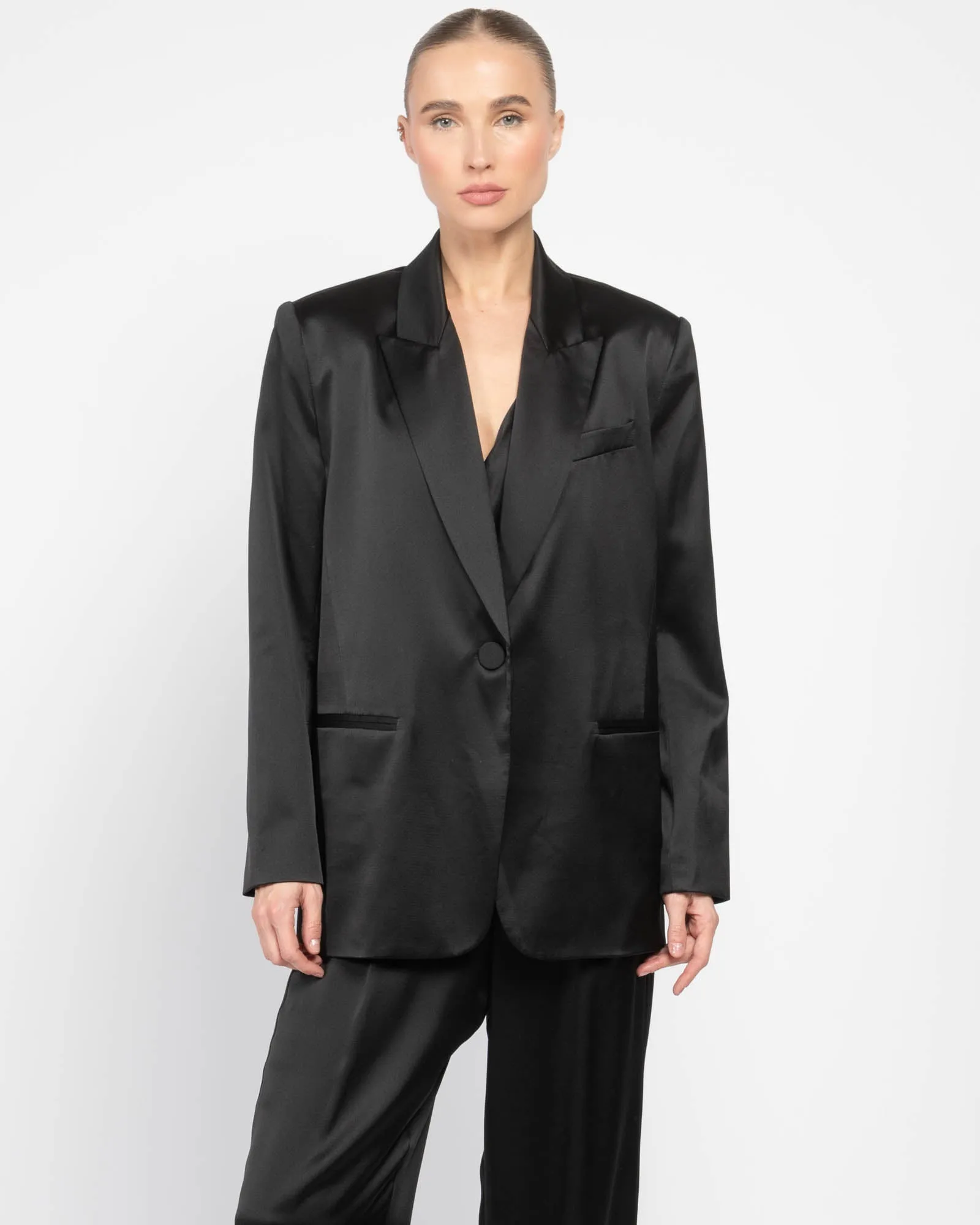 Oversized Silk Blazer sold by TNT Fashion