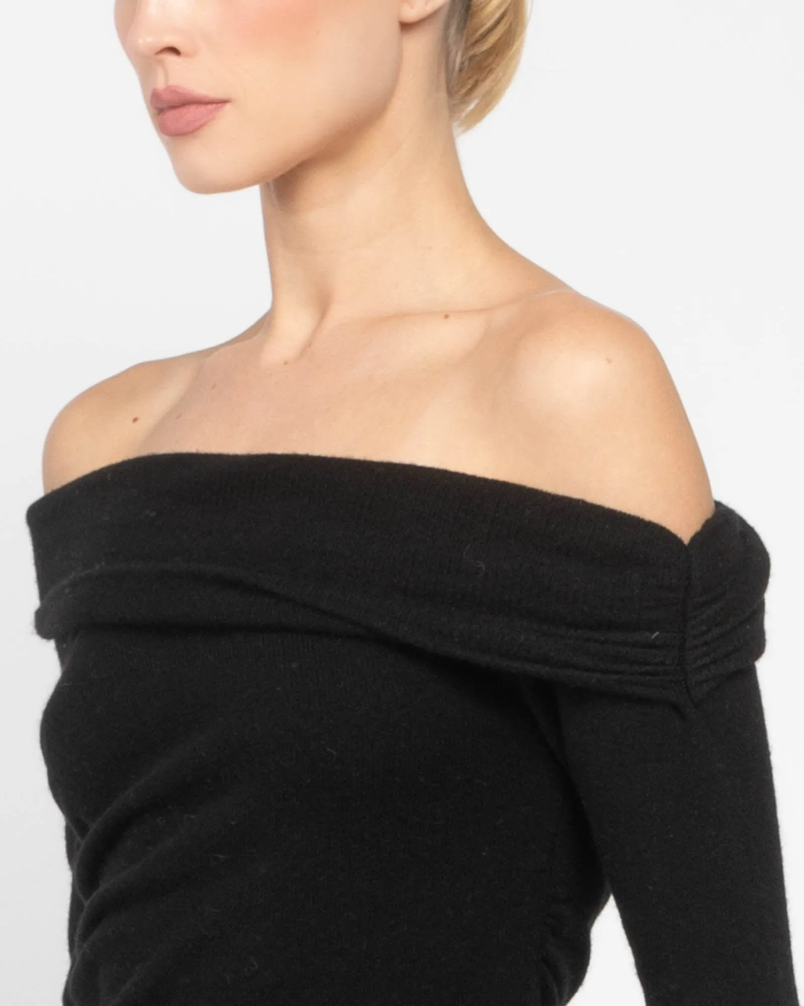 Long Sleeved Off-Shoulder Sweater sold by TNT Fashion product image thumbnail 5