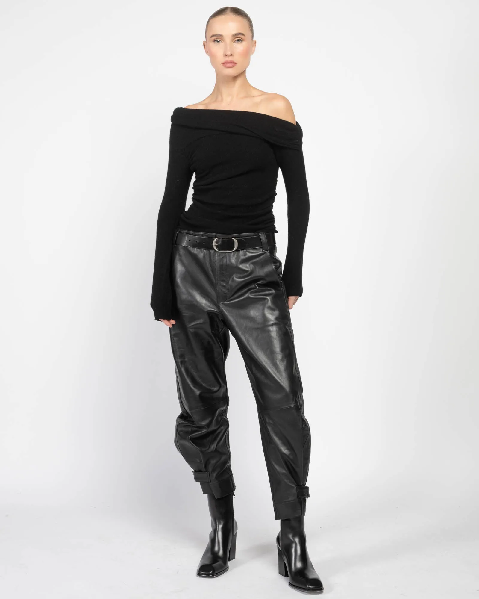 Long Sleeved Off-Shoulder Sweater sold by TNT Fashion product image thumbnail 2