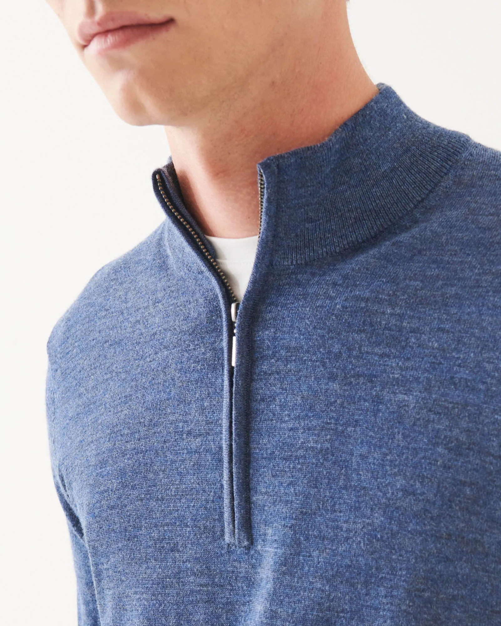 1/4 Zip Mock Sweater sold by TNT Fashion product image thumbnail 4