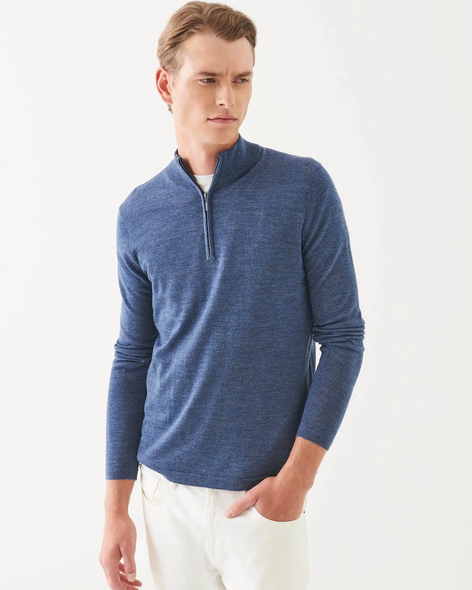 1/4 Zip Mock Sweater sold by TNT Fashion product image thumbnail 2