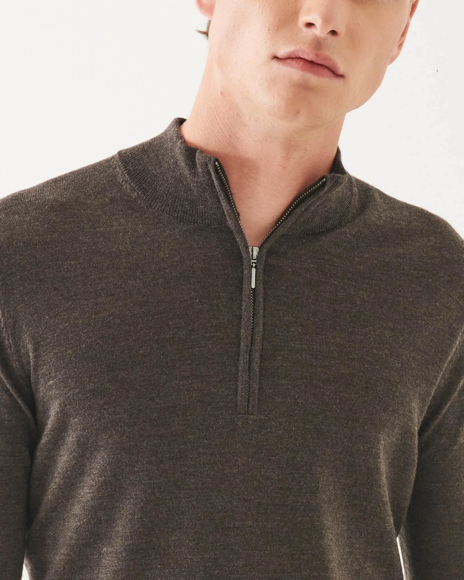 1/4 Zip Mock Sweater sold by TNT Fashion product image thumbnail 4
