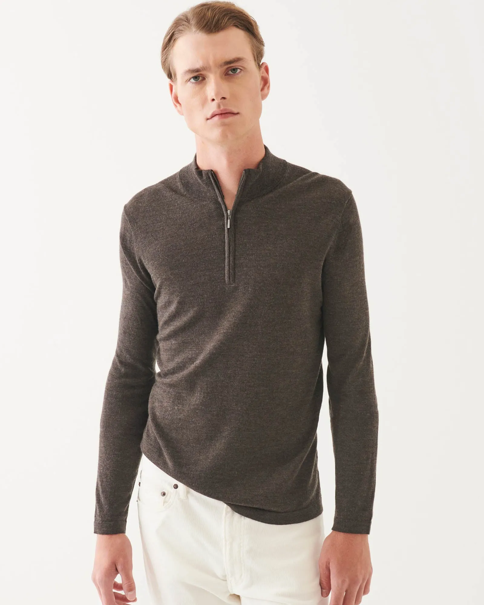 1/4 Zip Mock Sweater sold by TNT Fashion