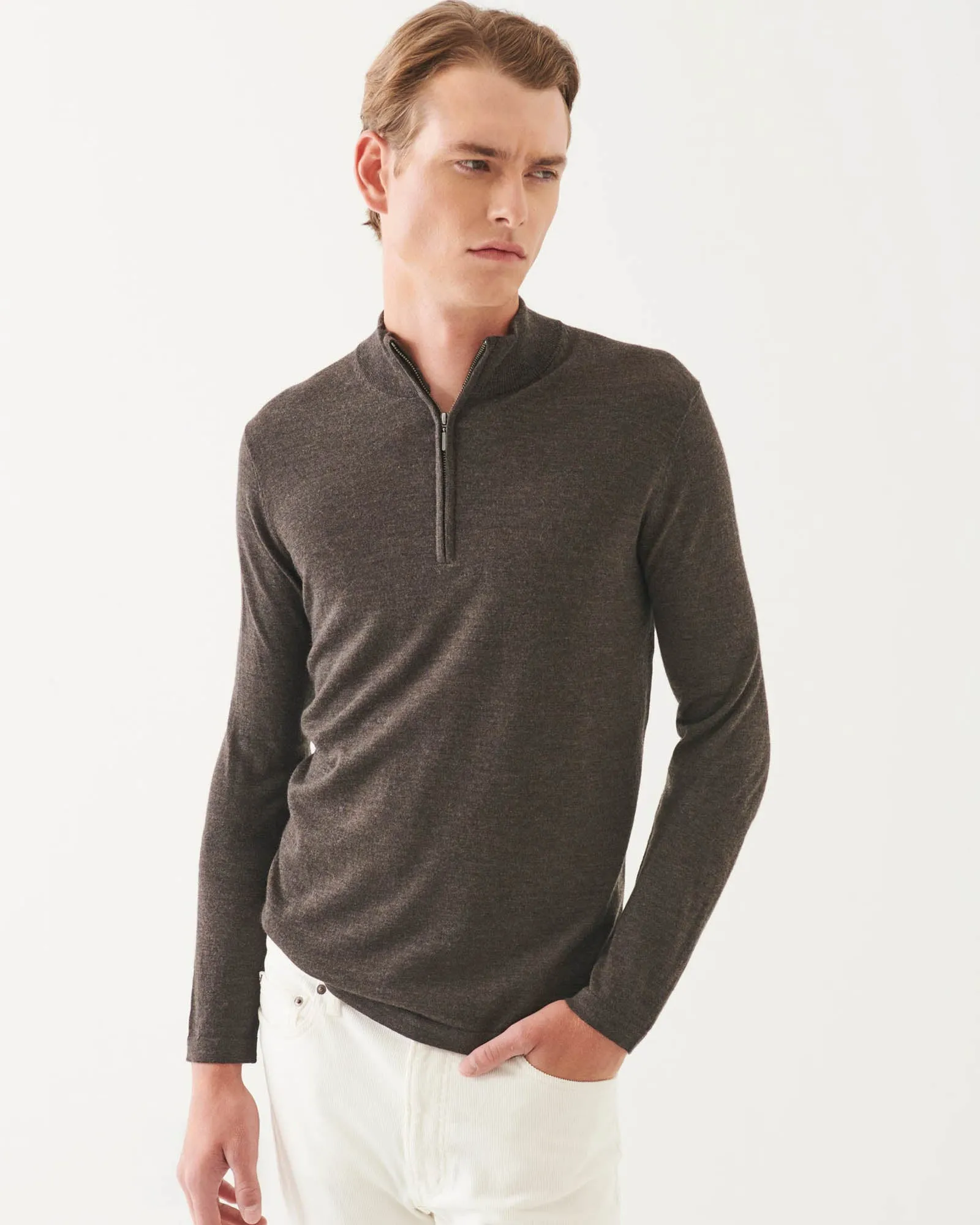 1/4 Zip Mock Sweater sold by TNT Fashion product image thumbnail 2