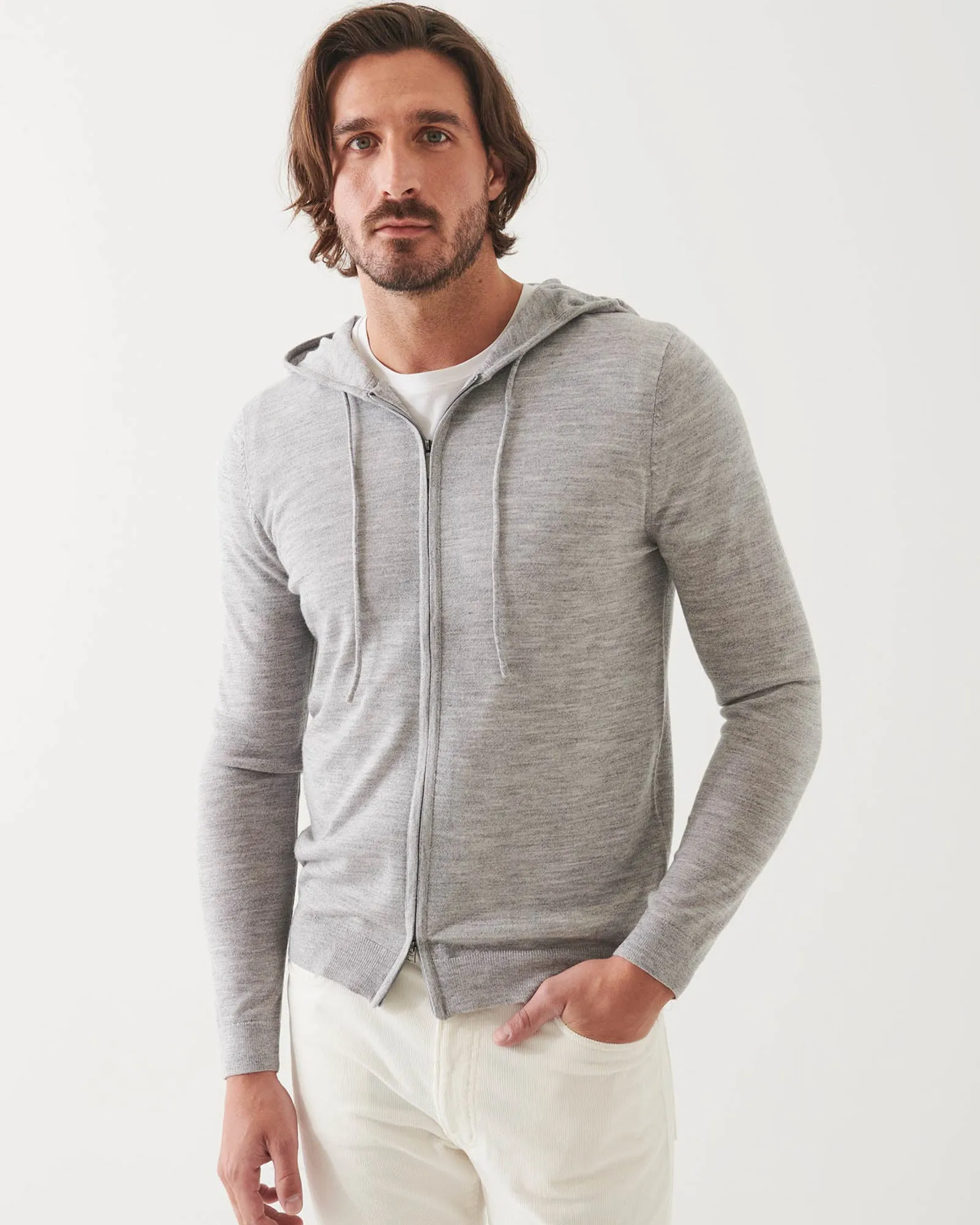 Merino Full Zip Hoodie sold by TNT Fashion