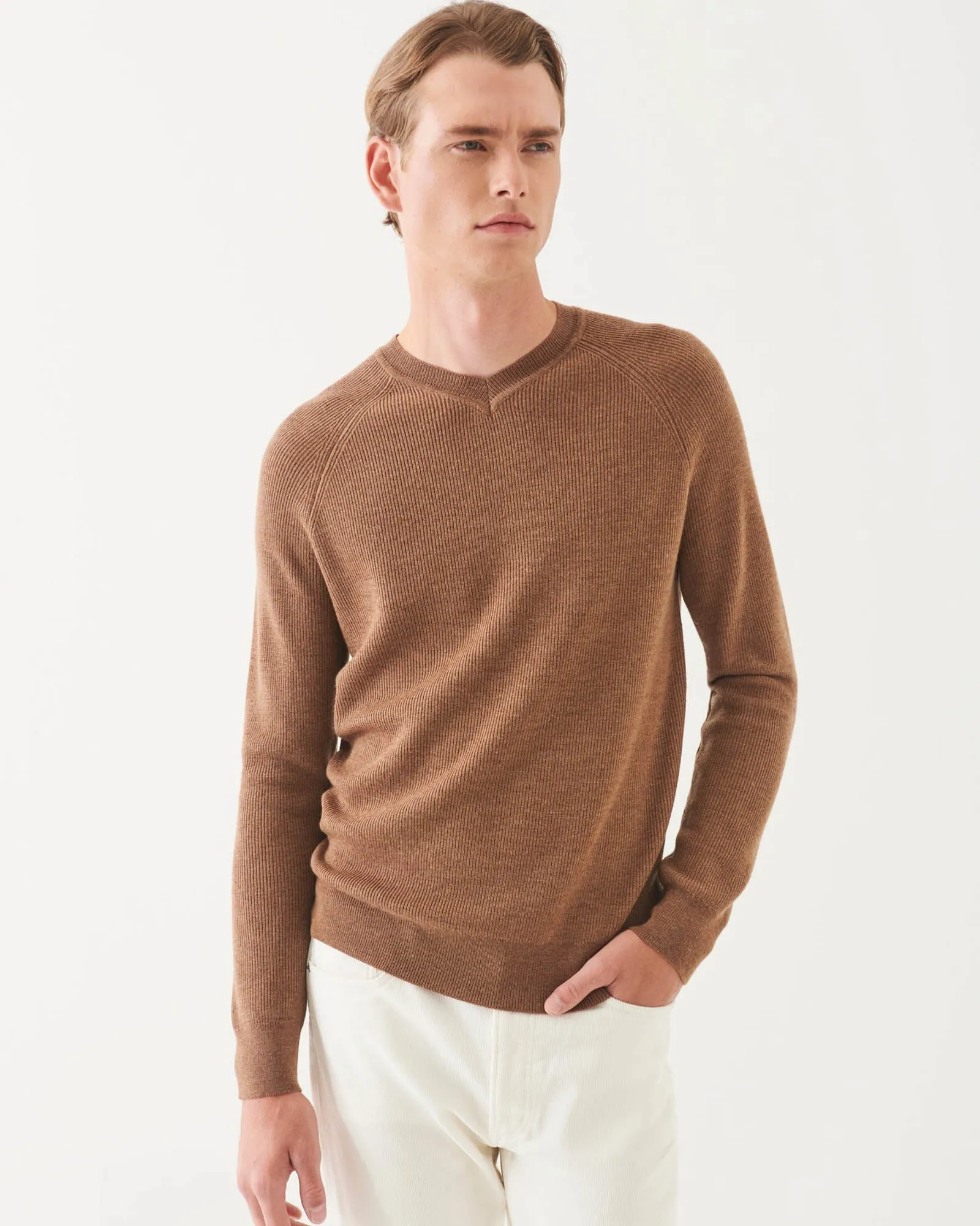 Merino V-Neck Sweater sold by TNT Fashion
