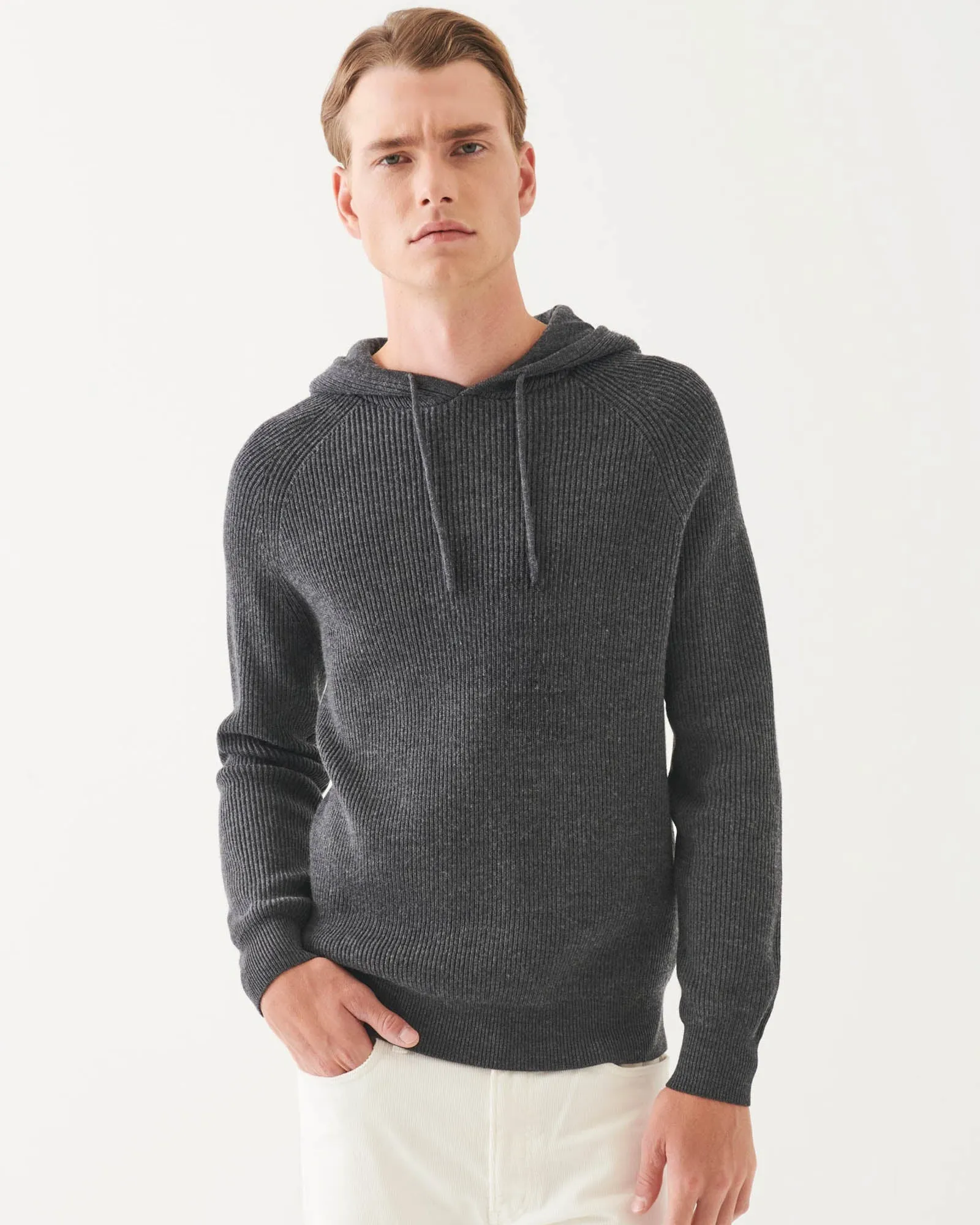 Merino Rib Hoodie sold by TNT Fashion