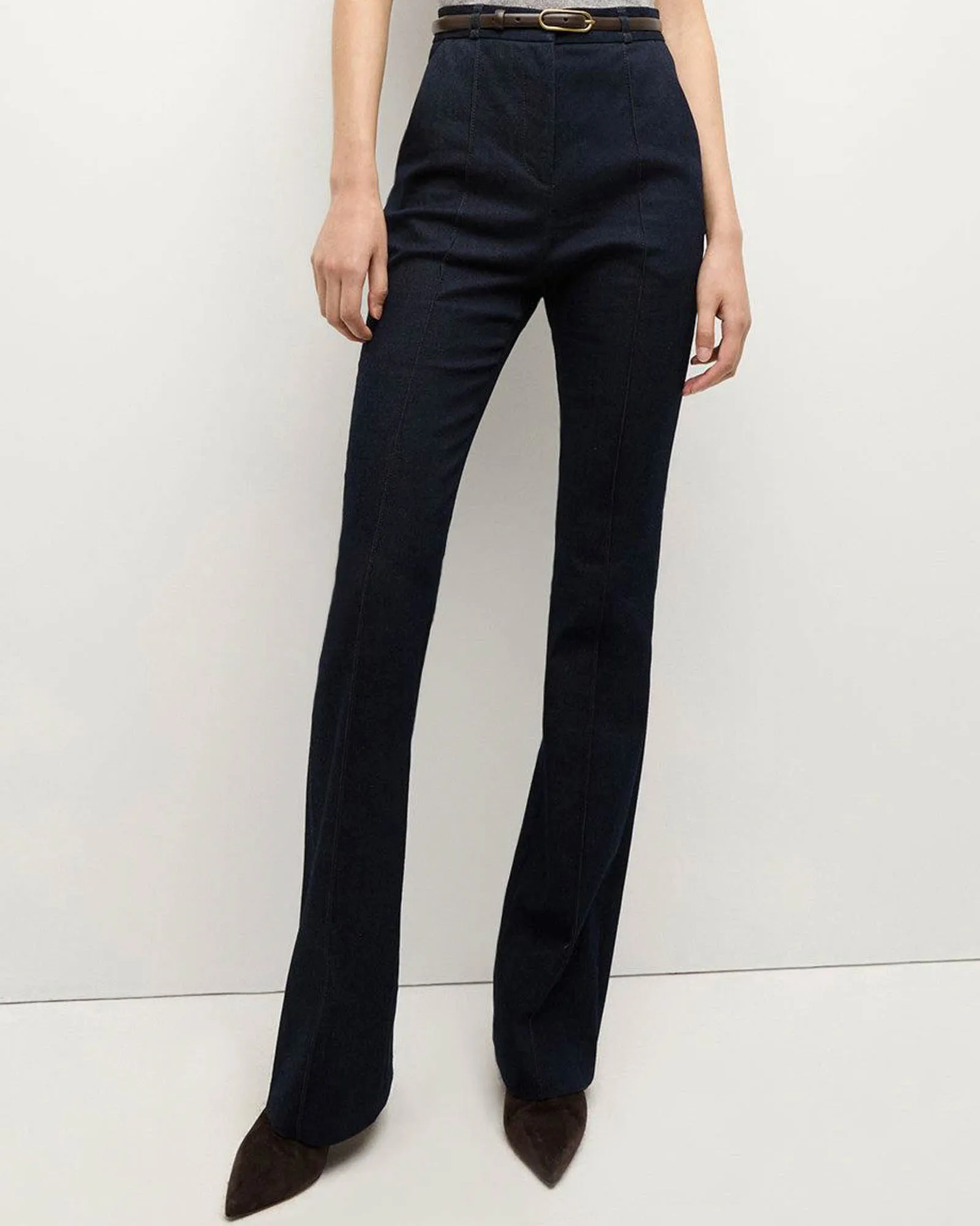 Gracie Belted Denim Pants sold by TNT Fashion