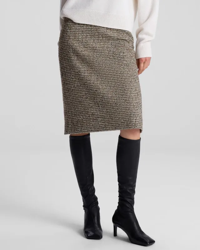Cara Houndstooth Skirt sold by TNT Fashion