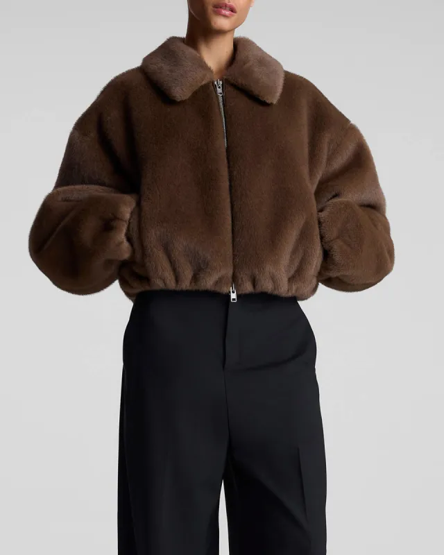 Esme Faux Fur Jacket sold by TNT Fashion