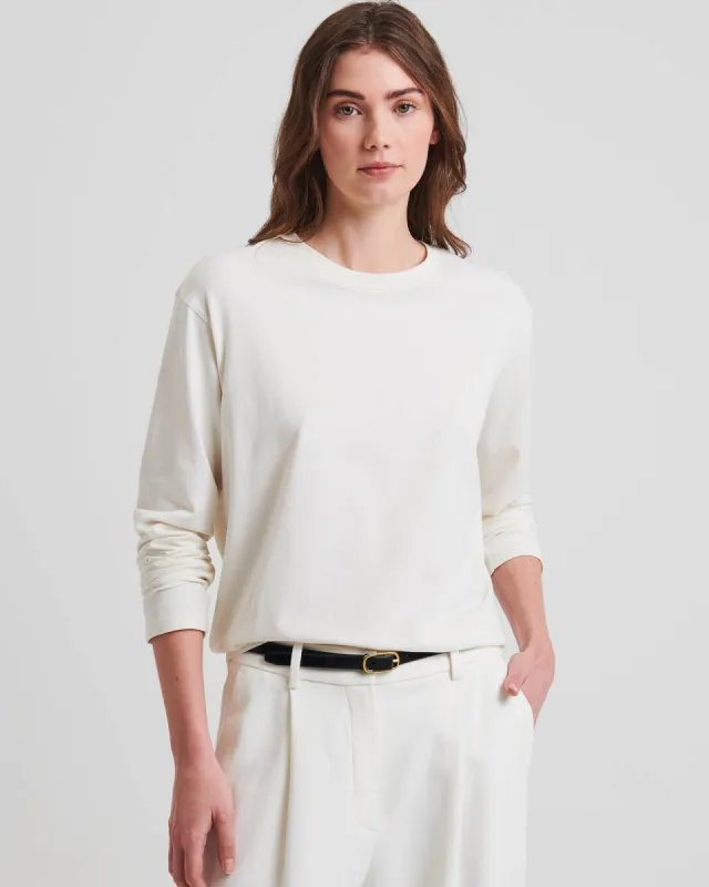 Long Sleeve Boyfriend Crew Tee sold by TNT Fashion