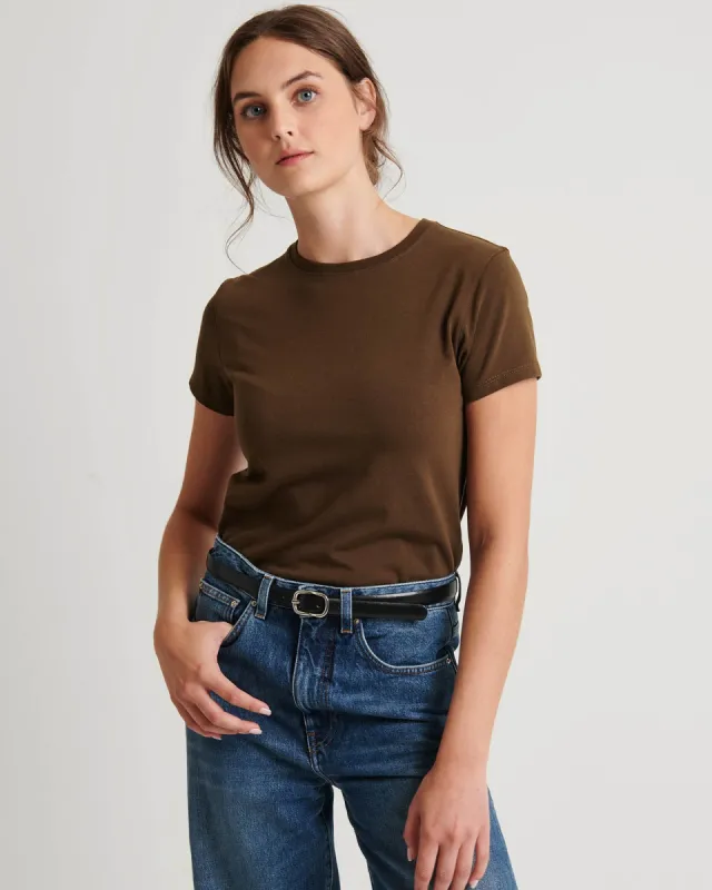 Short Sleeve Fit Stretch Crew sold by TNT Fashion