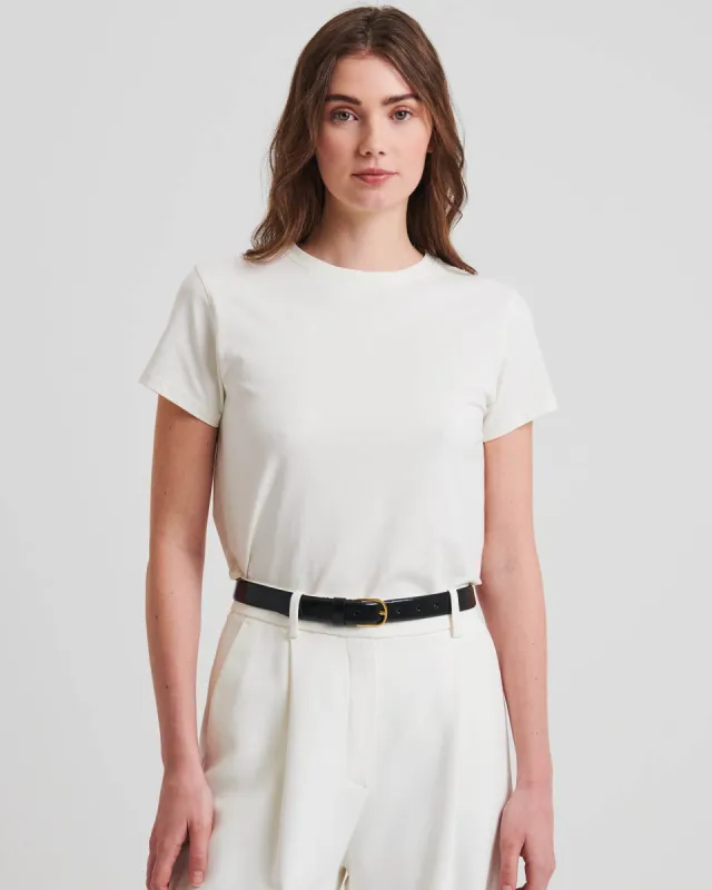 Short Sleeve Fit Stretch Crew sold by TNT Fashion