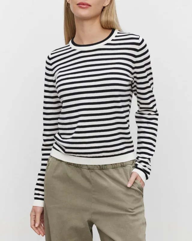 Long Sleeve Cotton-Cashmere Top sold by TNT Fashion