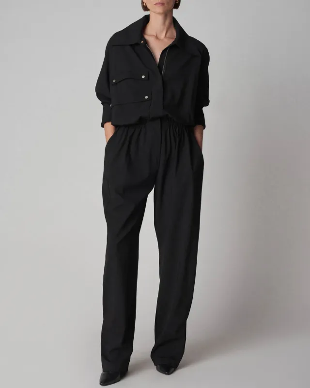 Wide Collar Jumpsuit sold by TNT Fashion