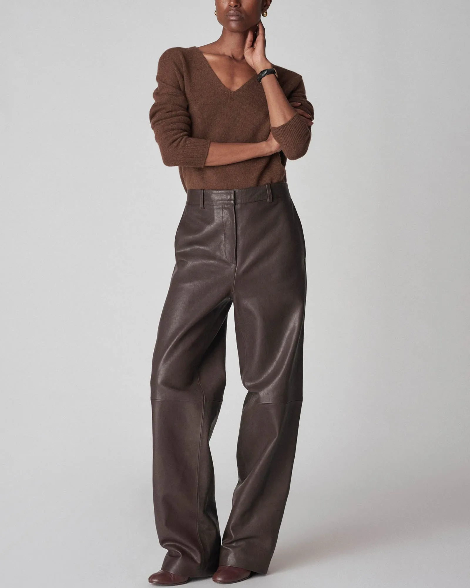 Leather Cigar Pants sold by TNT Fashion product image thumbnail 2