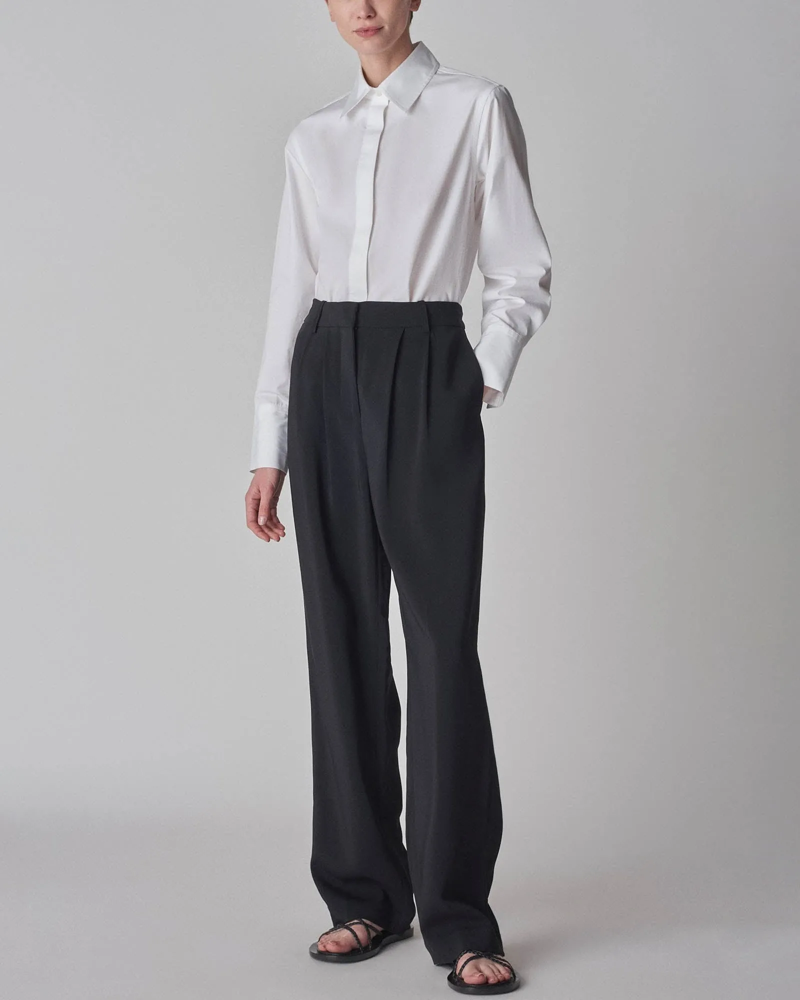 Front Pleat Trousers sold by TNT Fashion product image thumbnail 2