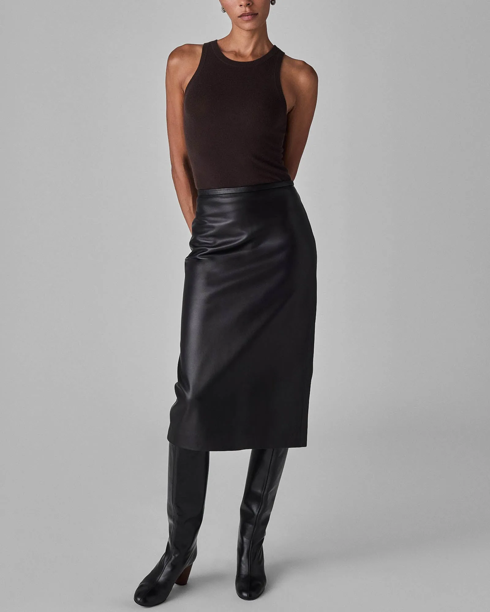 Leather Pencil Skirt sold by TNT Fashion product image thumbnail 2