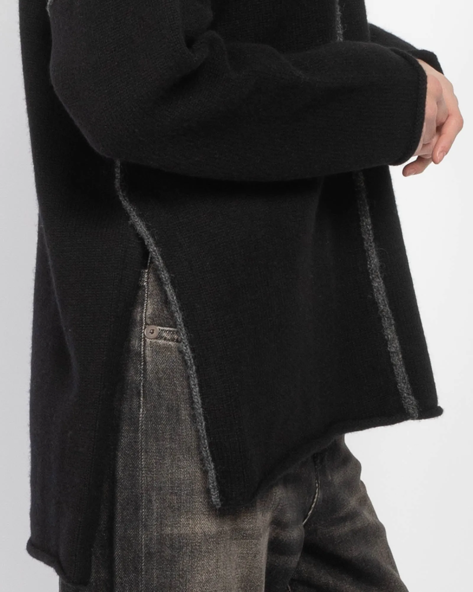 Side Slit Crewneck Sweater sold by TNT Fashion product image thumbnail 5