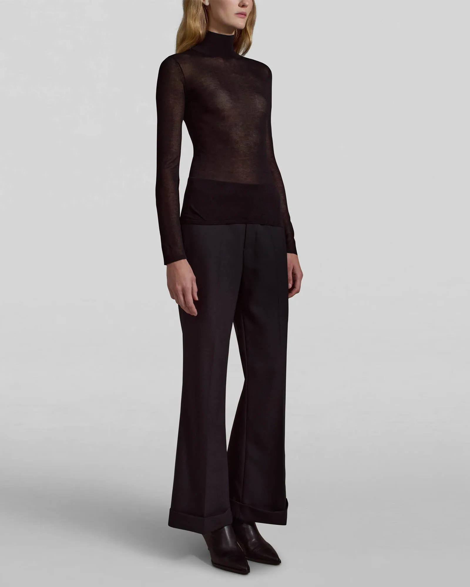 Sheer Turtleneck Sweater sold by TNT Fashion product image thumbnail 2