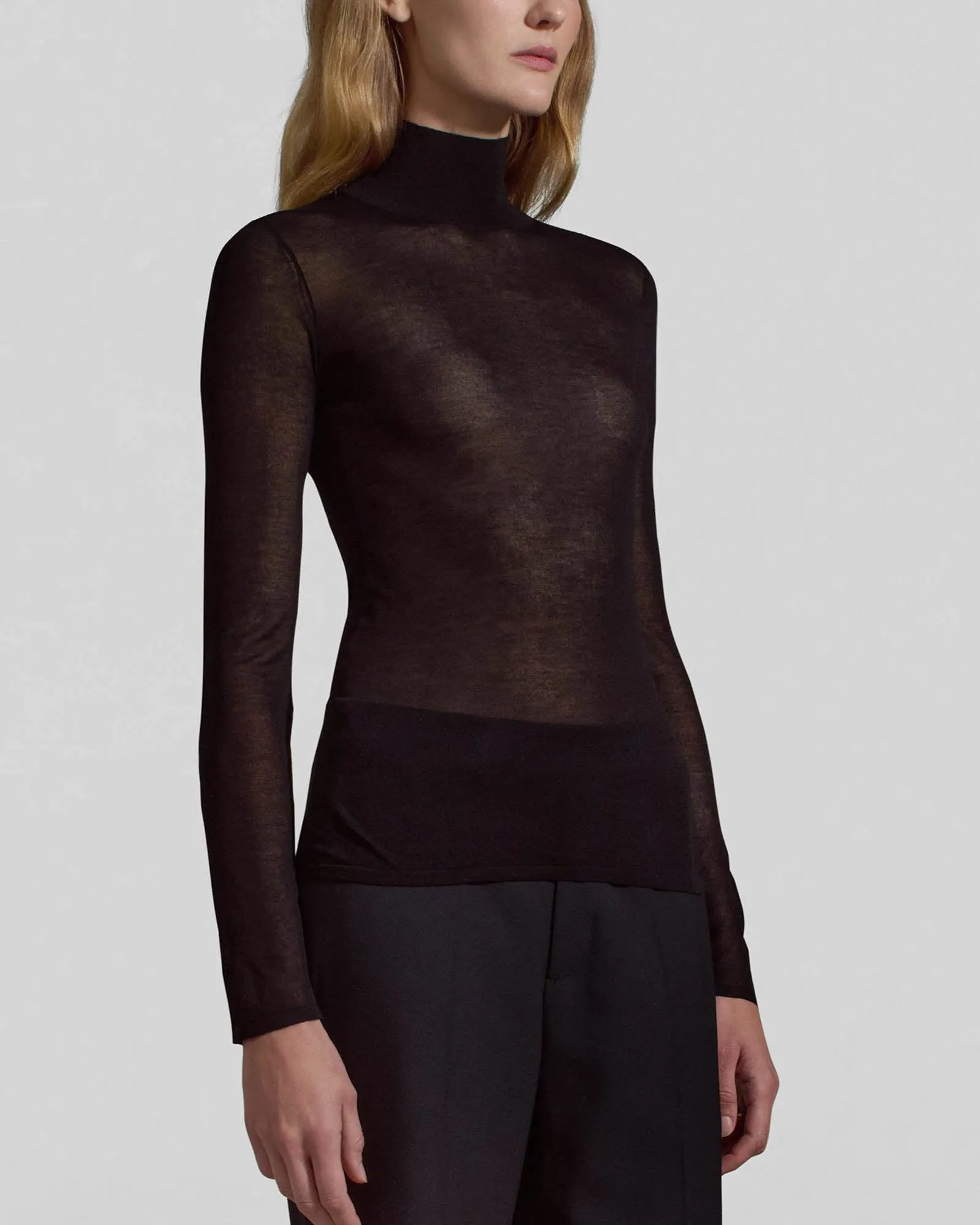 Sheer Turtleneck Sweater sold by TNT Fashion