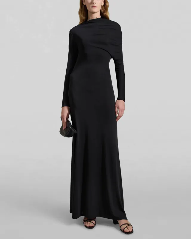 Rue Draped Gown sold by TNT Fashion