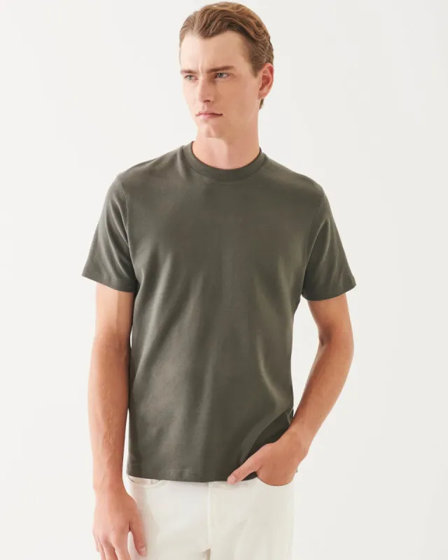 Short Sleeve Pima Stretch Crew T-Shirt sold by TNT Fashion