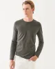 Long Sleeve Stretch Crew Tee sold by TNT Fashion