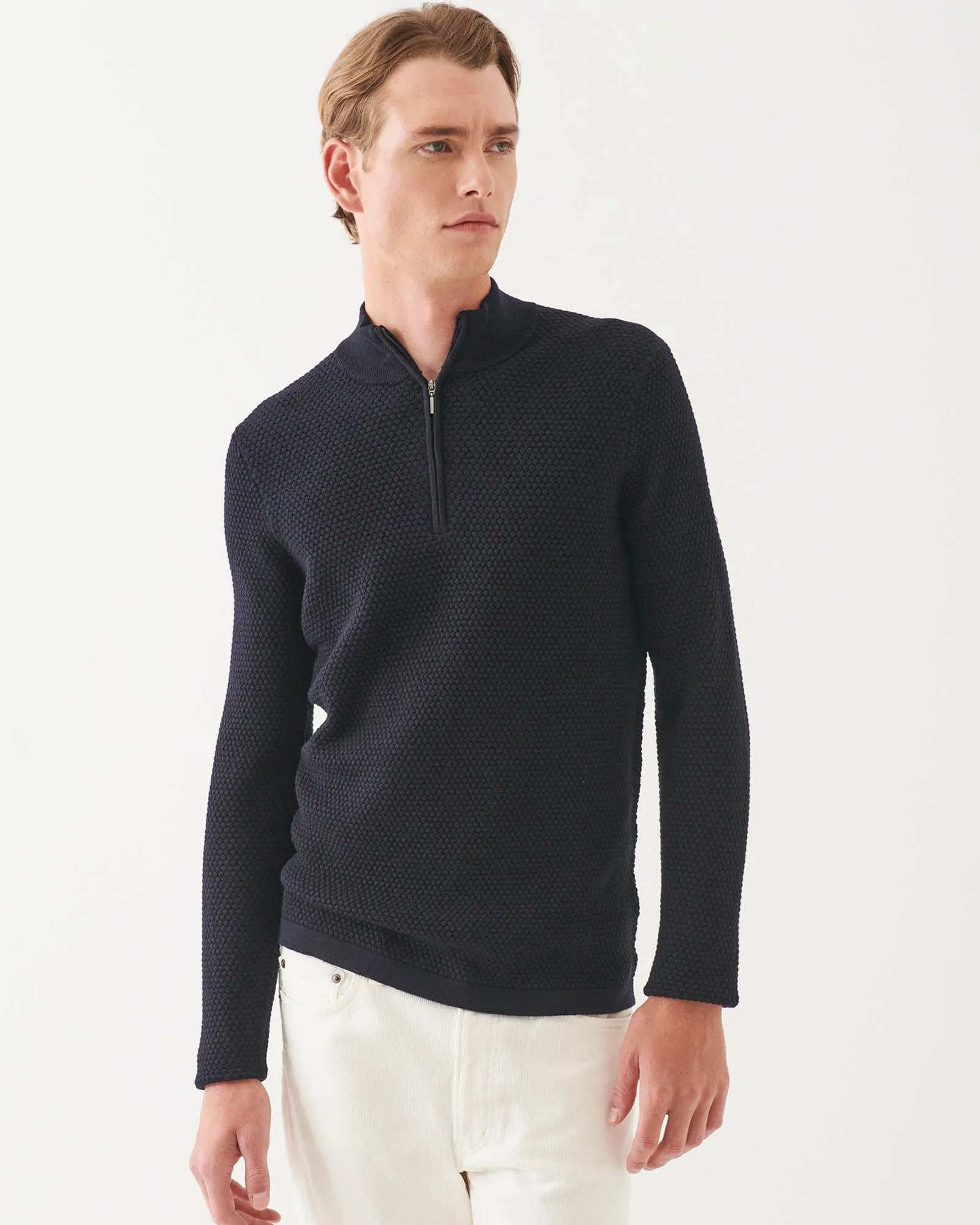 Textured 1/4 Zip Sweater sold by TNT Fashion product image thumbnail 2