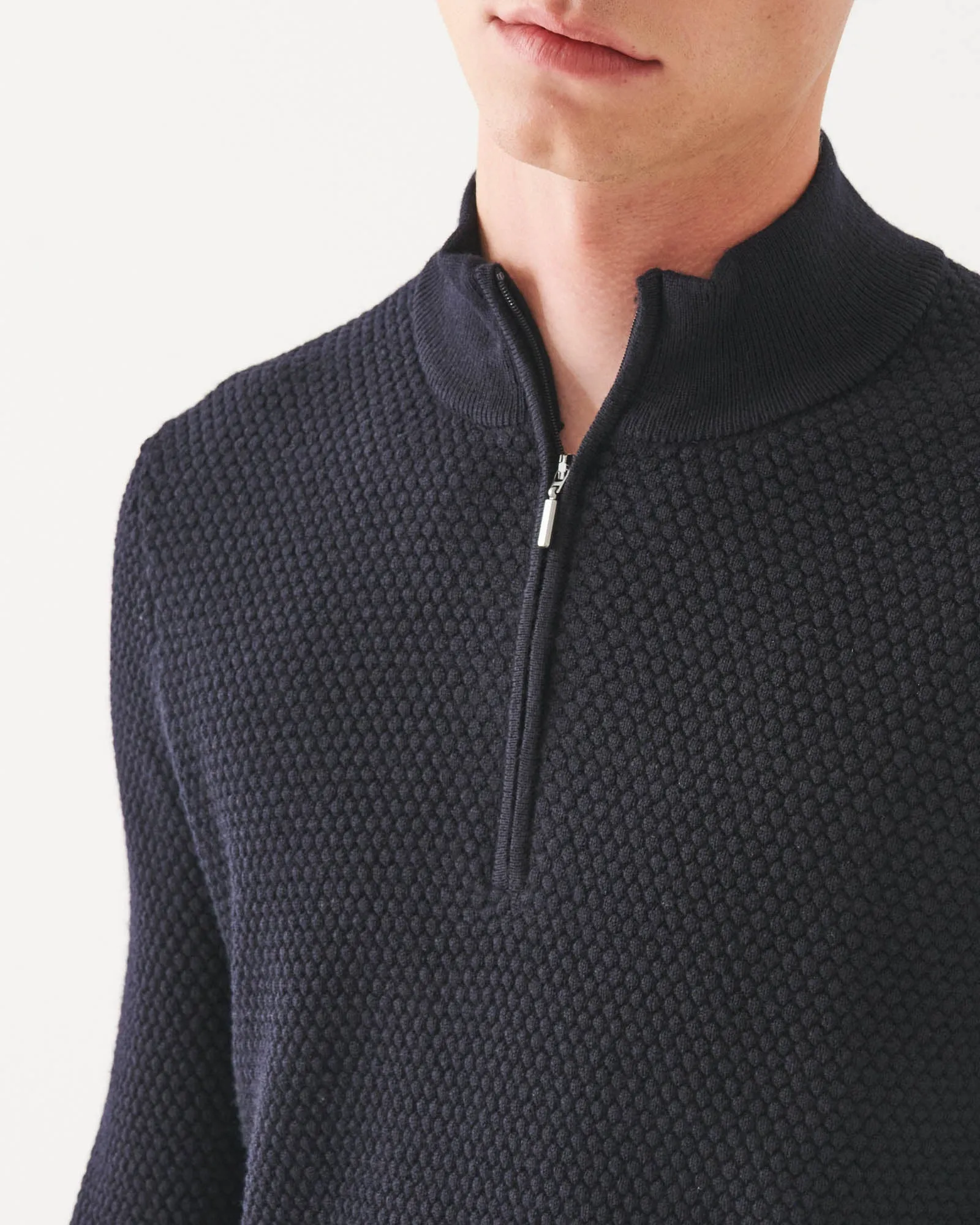 Textured 1/4 Zip Sweater sold by TNT Fashion product image thumbnail 4