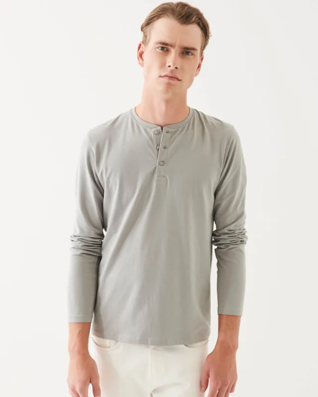 Long Sleeve Iconic Henley sold by TNT Fashion