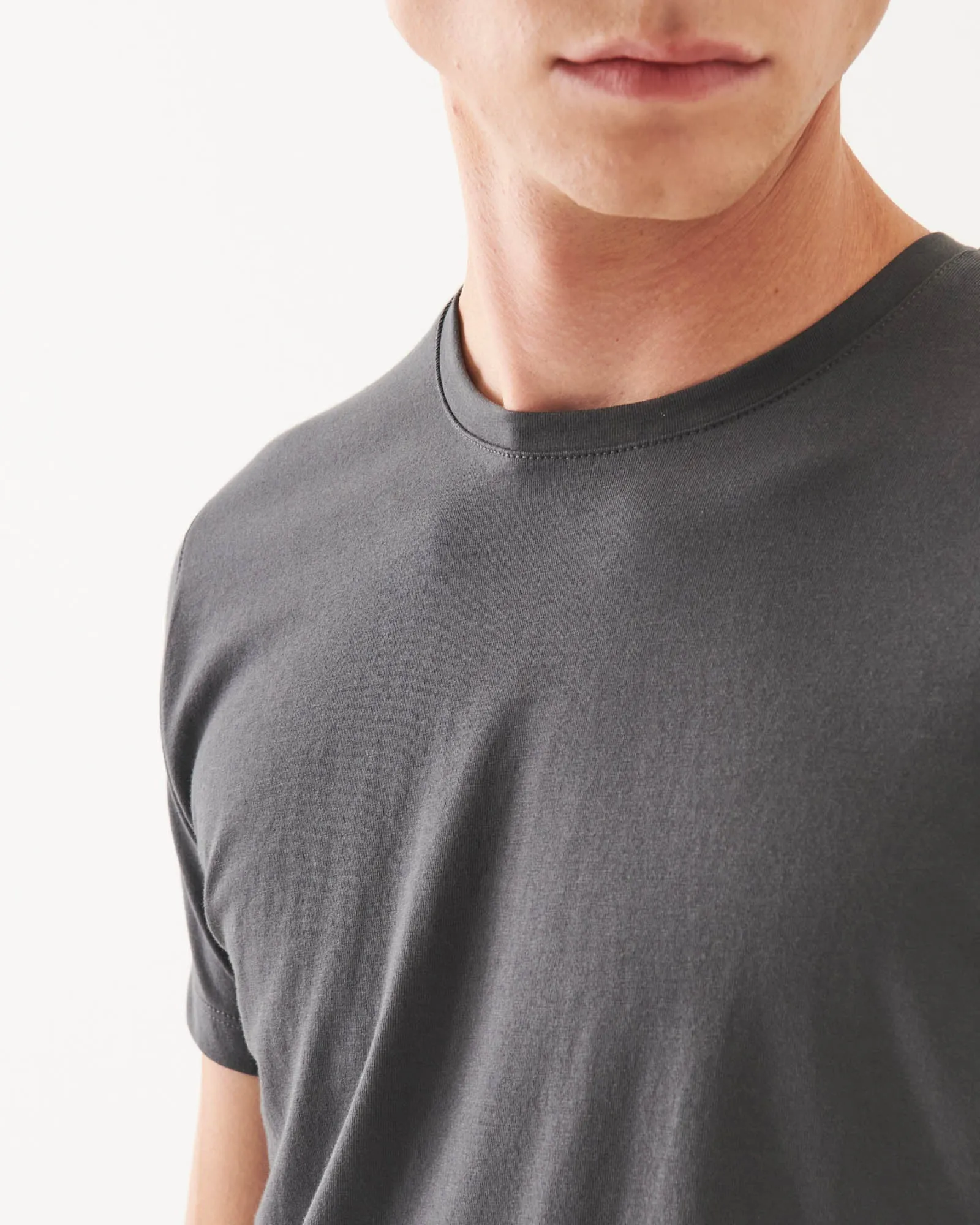 Short Sleeve Stretch Crew Tee sold by TNT Fashion product image thumbnail 4