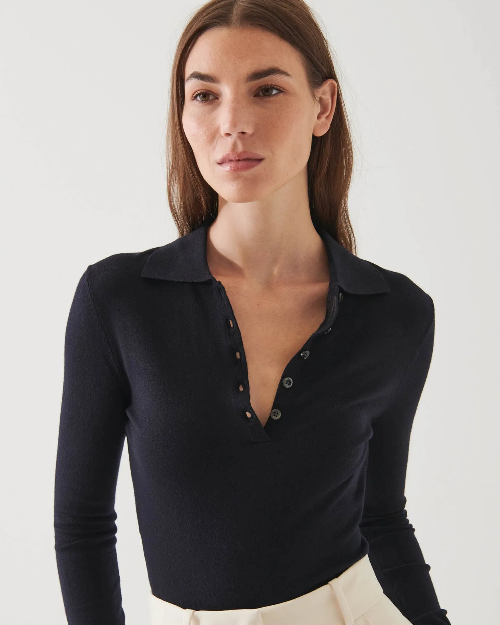 Long Sleeve Classic Polo sold by TNT Fashion product image thumbnail 3