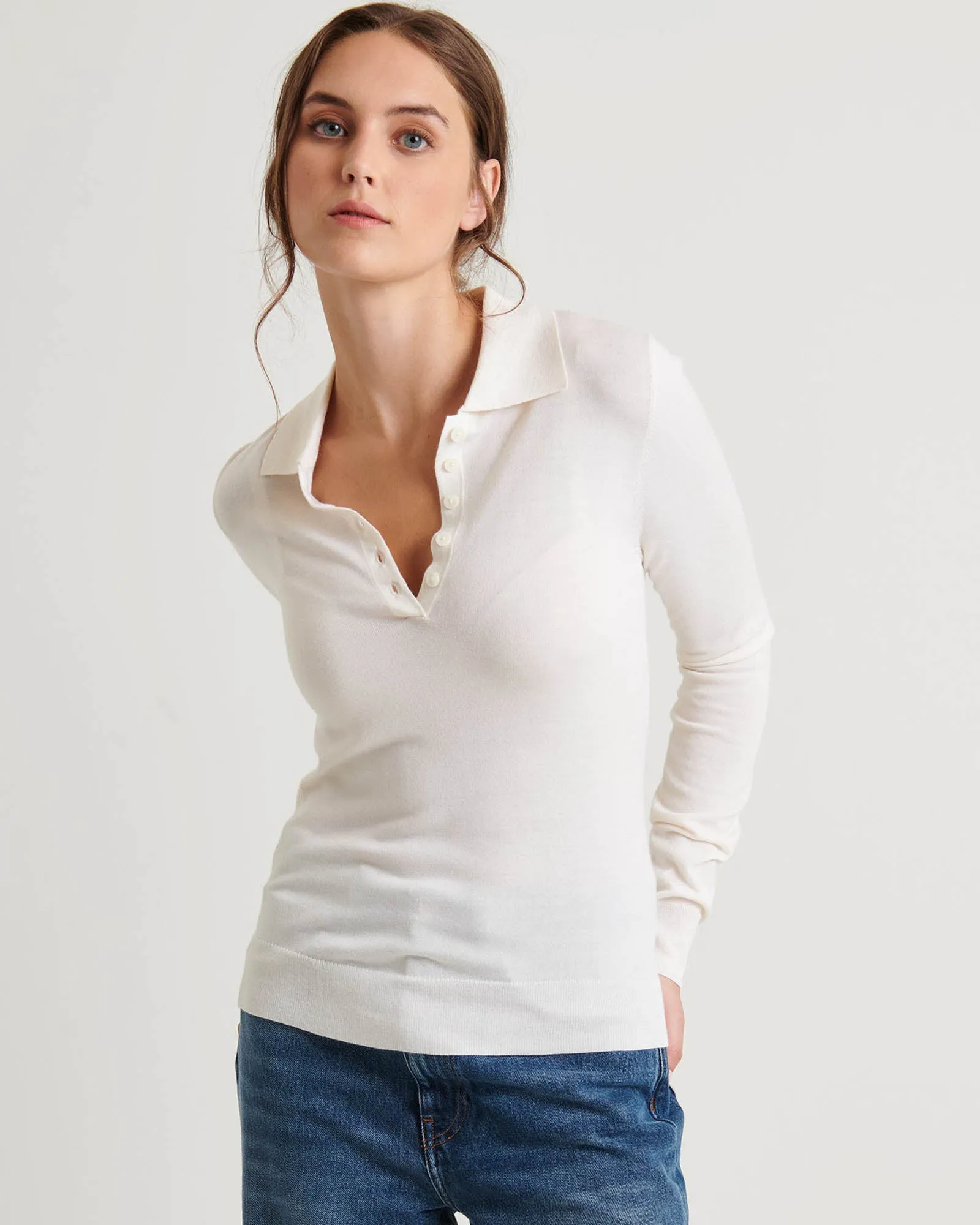 Long Sleeve Classic Polo sold by TNT Fashion product image thumbnail 2